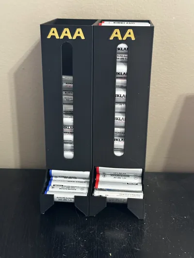 AA 55+ Battery storage by KJ Designs MakerWorld: Download Free 3D Models