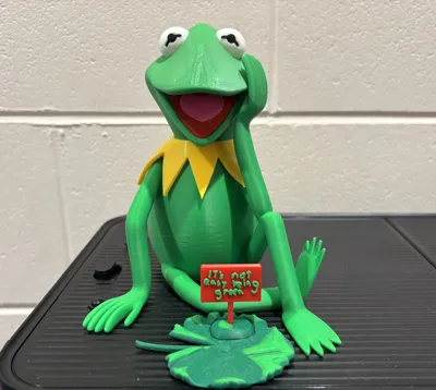 Kermit the Frog - MMU - Free 3D Print Model - MakerWorld