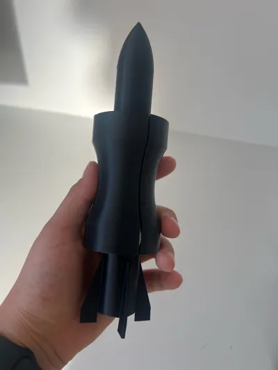 Potato Cannon APFSDS Shell - Free 3D Print Model - MakerWorld