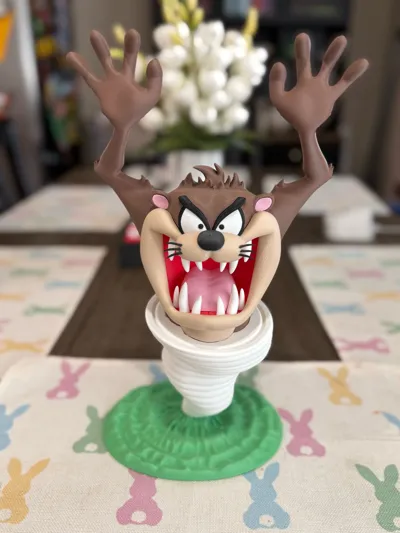Tazmanian Devil - Free 3D Print Model - MakerWorld