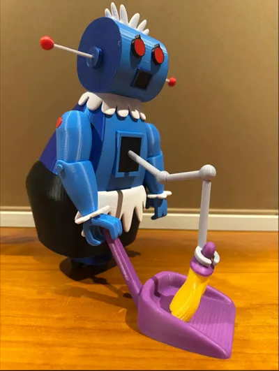 Robô Rosie - Modelo gratuito para impressão 3D - MakerWorld