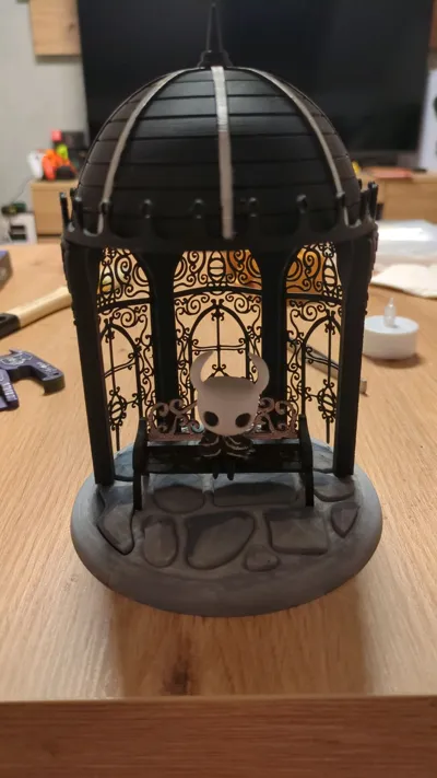 Hollow Knight Diorama - Queen's Garden Bench by Flavia MakerWorld ...