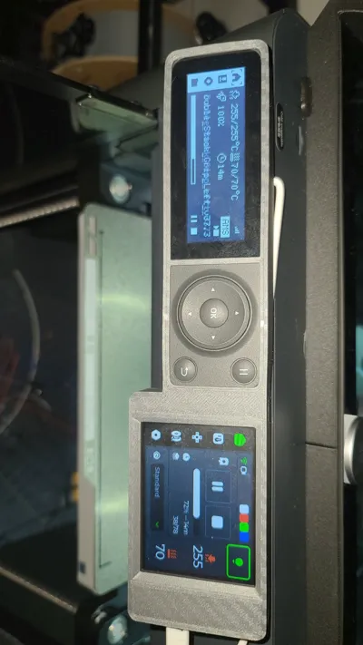 Bambu Labs P1 Series XTouch Side Mount P1S - Dual Screen Remixed by ...