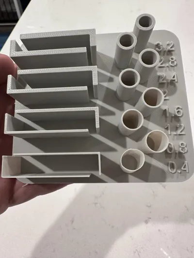 Wall thickness reference and benchmark/test - Free 3D Print Model ...
