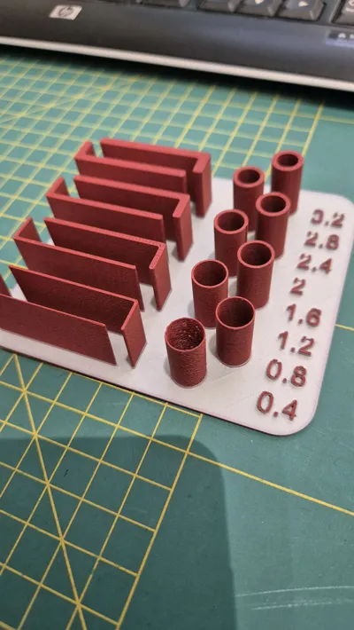 Wall thickness reference and benchmark/test - Free 3D Print Model ...