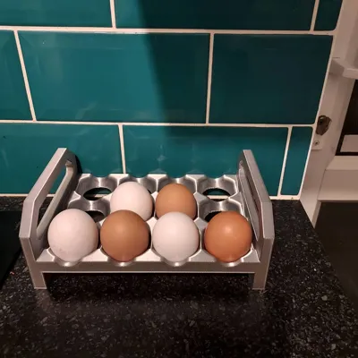 Stackable Dozen Egg Tray - Free 3D Print Model - MakerWorld