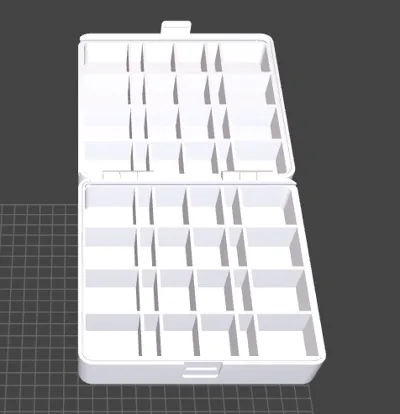 Parametric storage box with customizable dividers - Free 3D Print Model ...