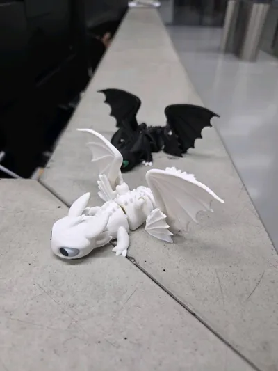 Articulated toothless nightfury dragon - Free 3D Print Model - MakerWorld