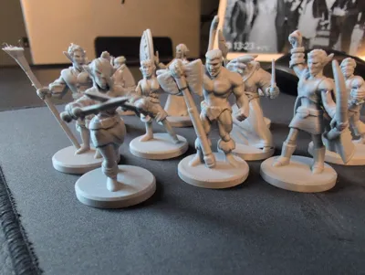 Dnd Player Character Pack1 Miniatures Remixed By Darkwing Makerworld