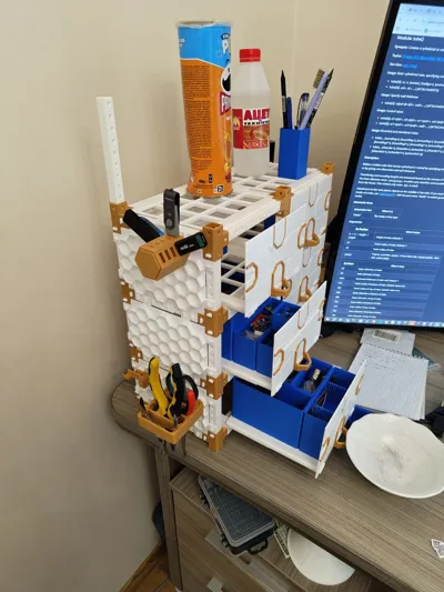 Modular Gridfinity Drawers - Free 3D Print Model - MakerWorld