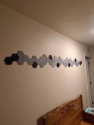 Hexagon Wall Art - Art - PLA - 3D printed product - фото 17