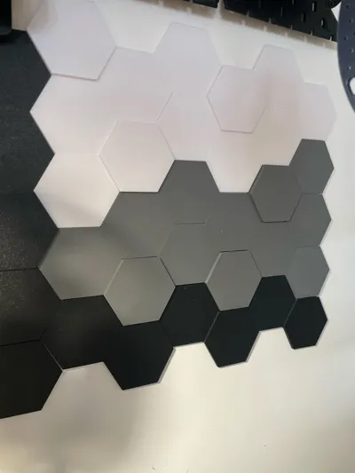 Hexagon Wall Art - Art - PLA - 3D printed product - фото 20
