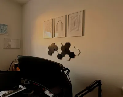 Hexagon Wall Art - Art - PLA - 3D printed product - фото 14