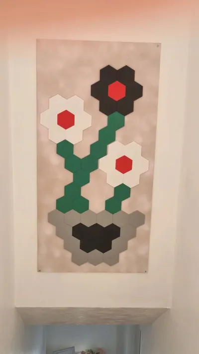 Hexagon Wall Art - Art - PLA - 3D printed product - фото 10