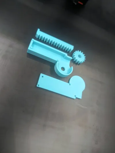 Rack and Pinion Gear – Linear Motion Mechanism - Free 3D Print Model ...
