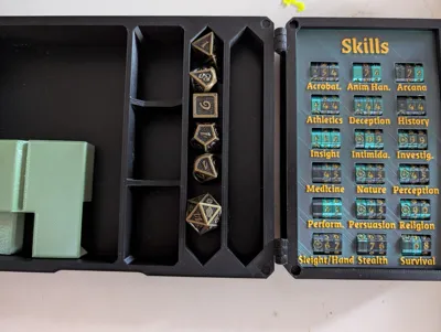 Ultimate DND Players Kit - v2 Lockable, Tracking - Free 3D Print Model ...