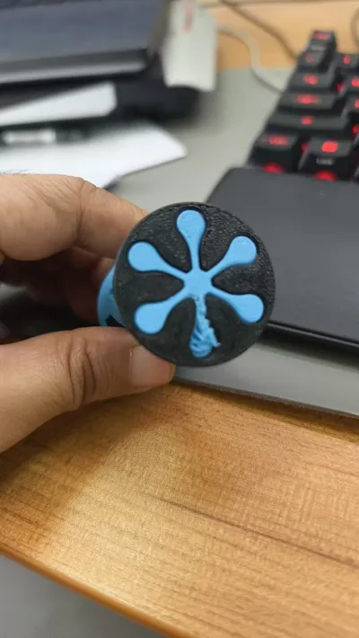 Vortex Interlock Passthrough Fidget Spinner - Free 3D Print Model ...