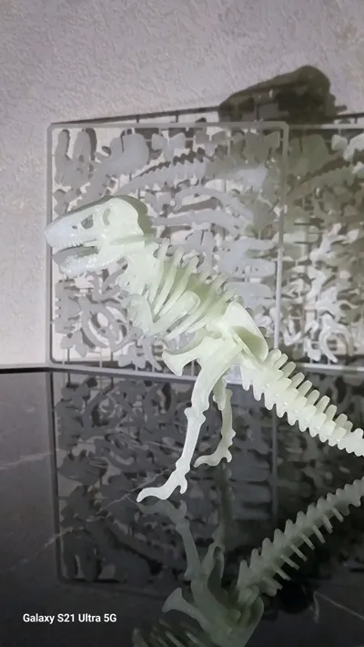 T-Rex Skeleton Kit Card - Free 3D Print Model - MakerWorld