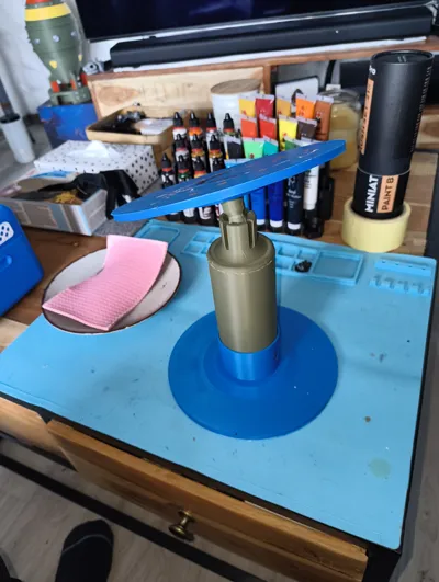 High painting turntable table / Airbrush table - Free 3D Print Model ...