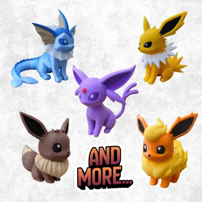 Pokémon Series: Eevee Evolutions | Collection - MakerWorld: Download ...