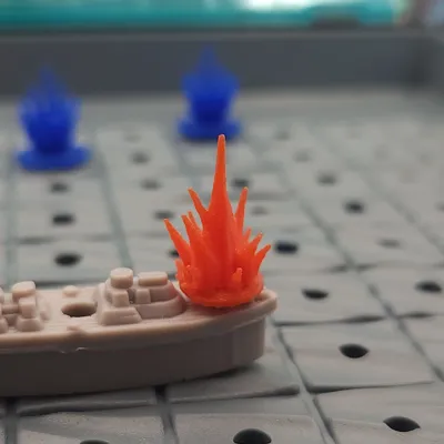Realistic Battleship Tokens
