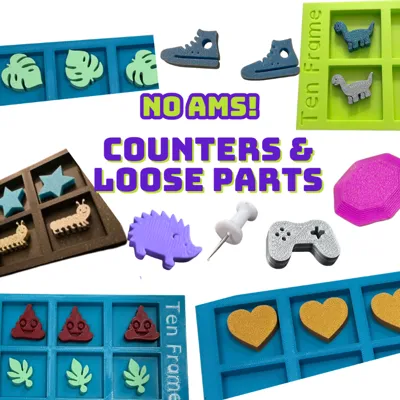Counters/Loose Parts  3DprintEDU