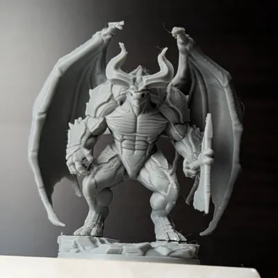 Miniature fantasy d&d