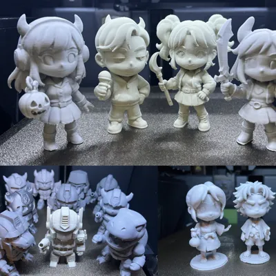 🧙My CUTE Chibi Mini Figurines👽