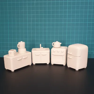 Retro 1:24 Kitchen Collection