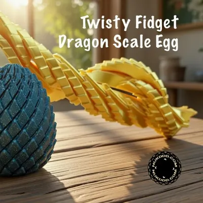 Twisty Dragon Egg Fidgets