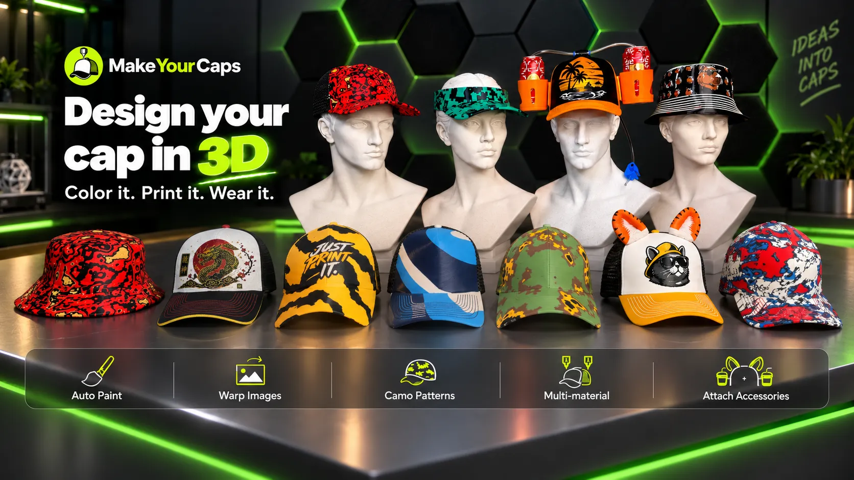 Squid Game - FULL Soldier Mask Adjustable - Free 3D Print Model ...