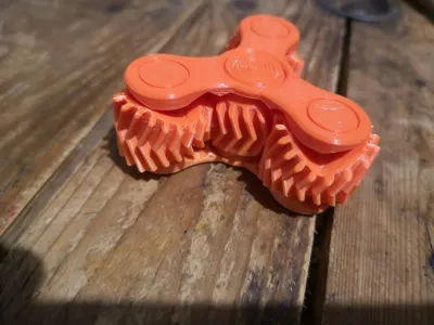 Overengineered Gear Fidget Spinner(Print in Place) - Free 3D Print ...