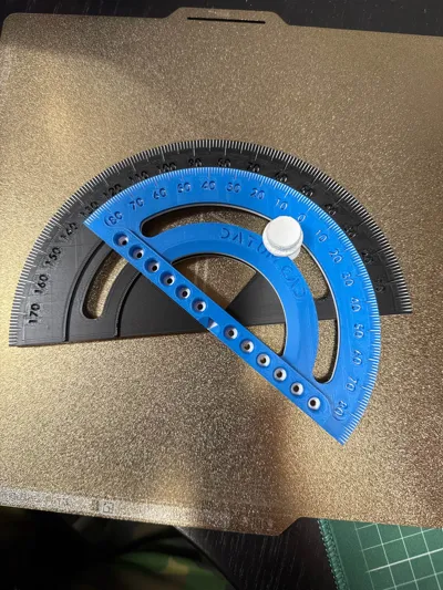 Dual Protractor - Free 3D Print Model - MakerWorld