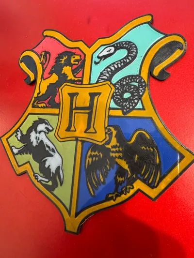 Spezielles Design Harry Potter Hogwarts Siegelfigur, dekoratives Ornament, Sammlergeschenk