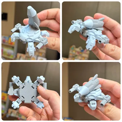 Disc Bot - Lvl. 3 (Assault) - Free 3D Print Model - MakerWorld
