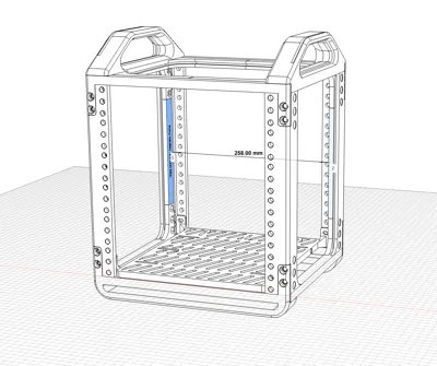 KWS Rack v.2 - Rack para Homelab de 10 Polegadas de Serviço Pesado ...