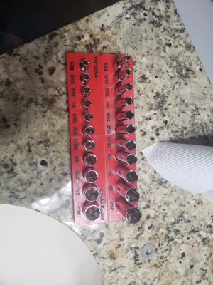 Gridfinity Socket Holder - SAE 1/4" Drive by WallyMike MakerWorld ...