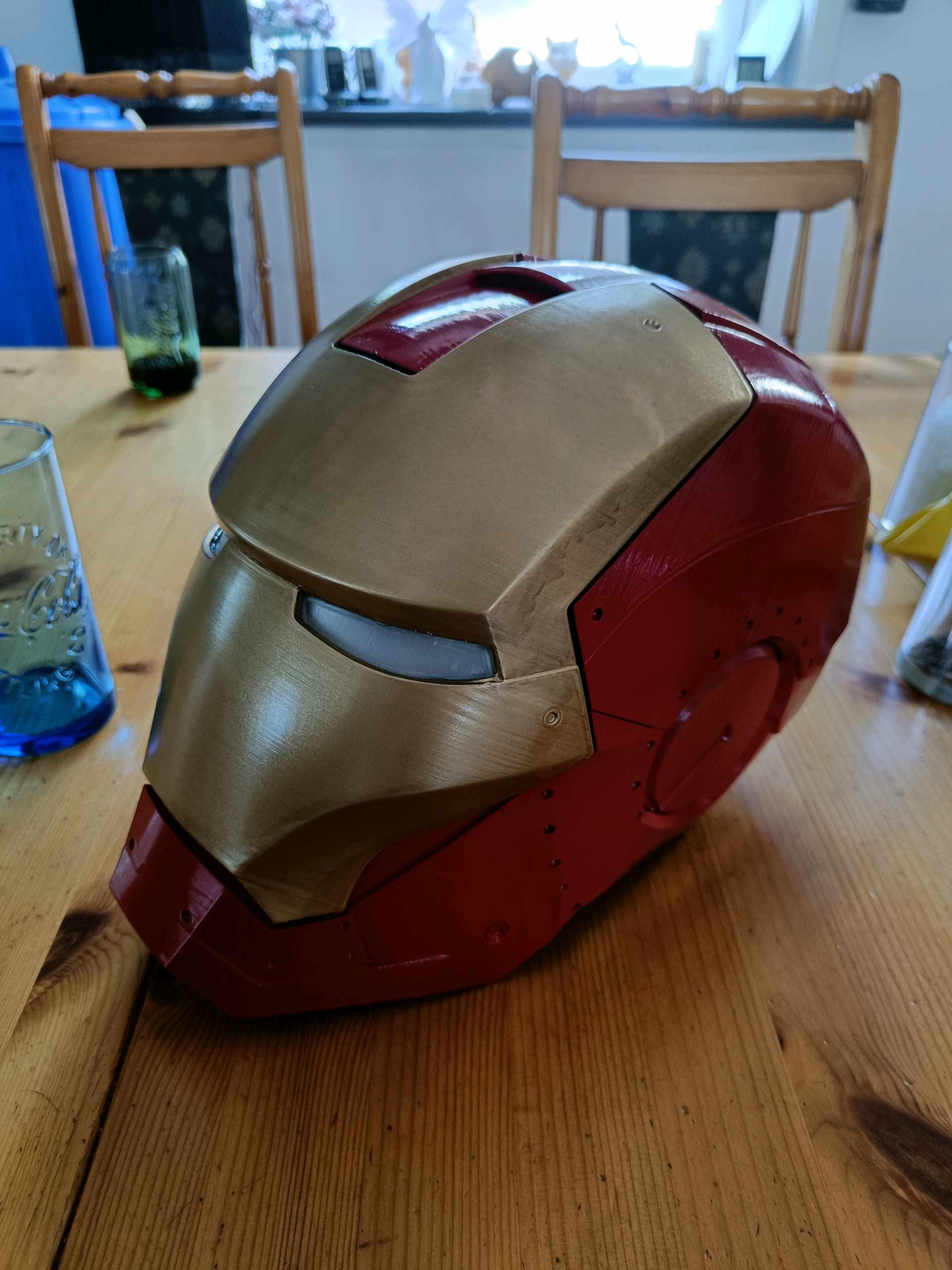 Iron Man MK3 Articulated Helmet - Free 3D Print Model - MakerWorld