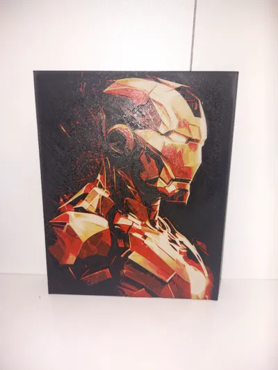 Iron Man - HueForge - Free 3D Print Model - MakerWorld