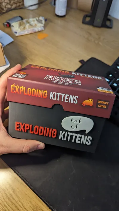 box exploding kittens by U-make.it MakerWorld: Download Free 3D Models