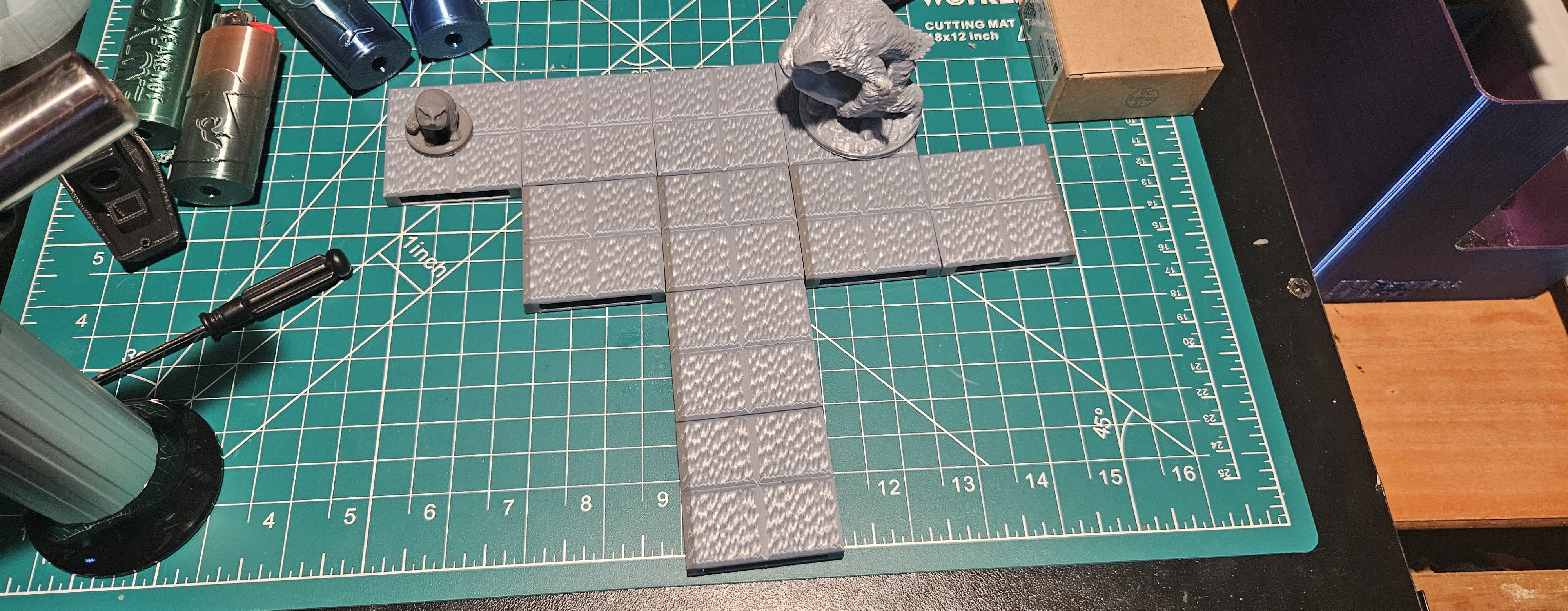 Grasfliese OpenLOCK Triplex Base - Terrain D\u0026D PnP – Kostenloses  3D-Druckmodell – MakerWorld, image size:1560x4000