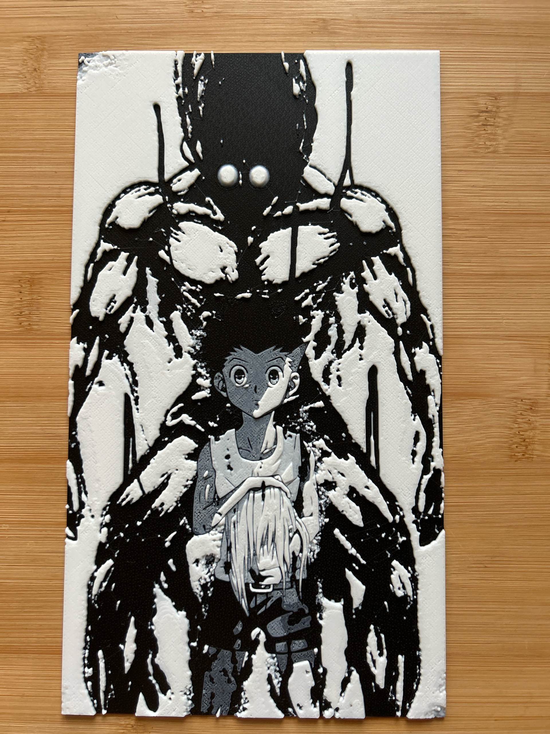Gon Rage - Hunterxhunter HueForge - Free 3D Print Model - MakerWorld
