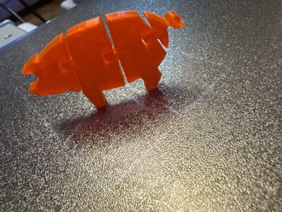 Flexi pig Remixed by TomMi MakerWorld: Download Free 3D Models
