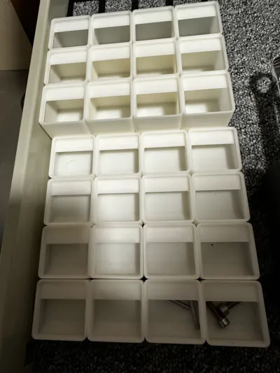 Gridfinity standard bins with label + parametric file - Free 3D Print ...