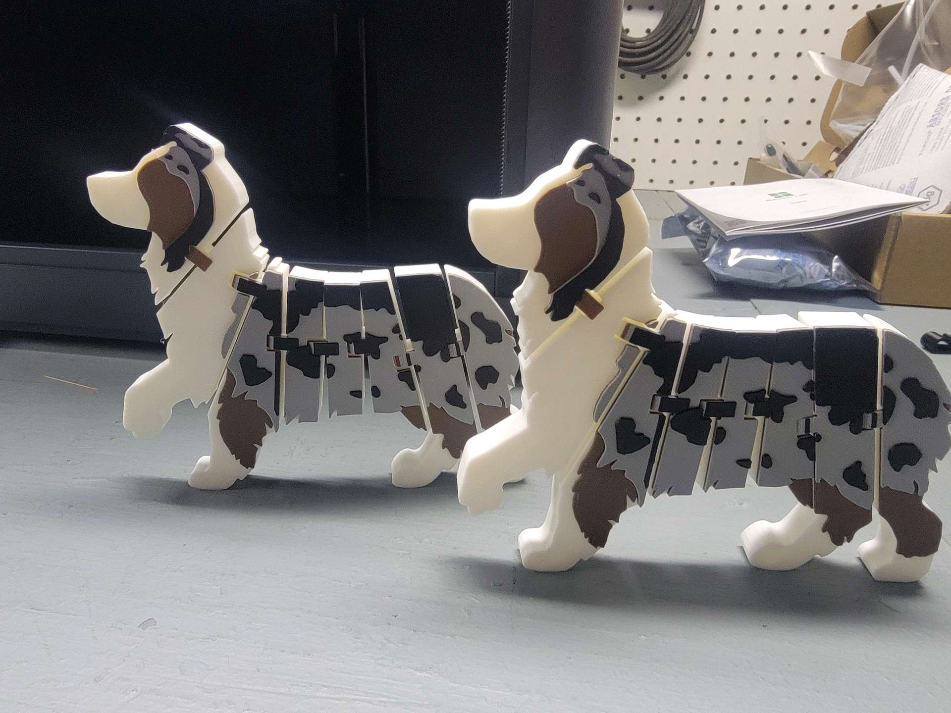 Berger australien flexible (multicolore) - Modèle d'Impression 3D Gratuit -  MakerWorld, image size:1920x1440