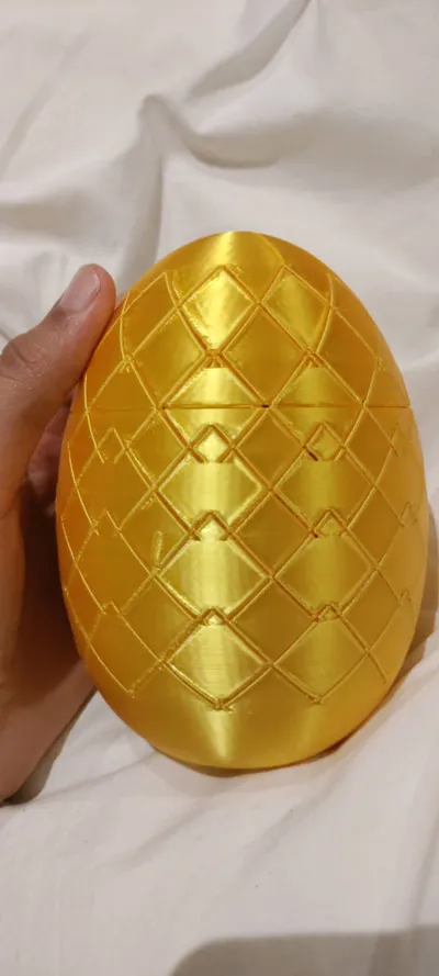 Large Crackable / Breakable Surprise Easter Egg - Free 3D Print Model ...