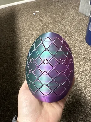 Large Crackable / Breakable Surprise Easter Egg - Free 3D Print Model ...