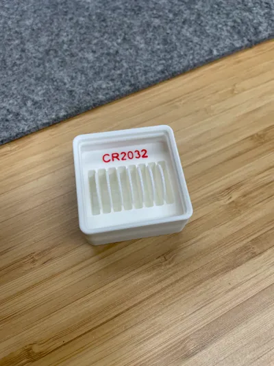 Gridfinity Coin Cell Battery Boxes with Labels Remixed by virpio ...