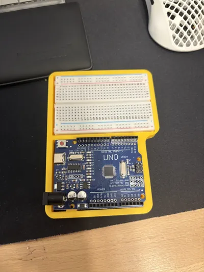 Arduino UNO R3 Case with breadboard - Free 3D Print Model - MakerWorld