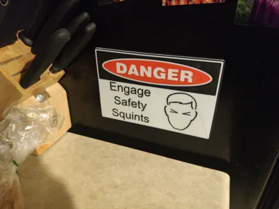 Engage Safety Squints Sign by Tyler MakerWorld: Download Free 3D Models